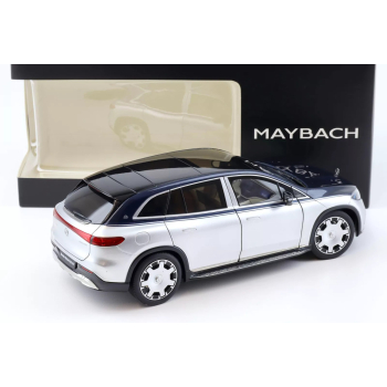 Mercedes-Maybach EQS 680 SUV (Z296) 2024 blue/silver - skala 1:18 - NZG